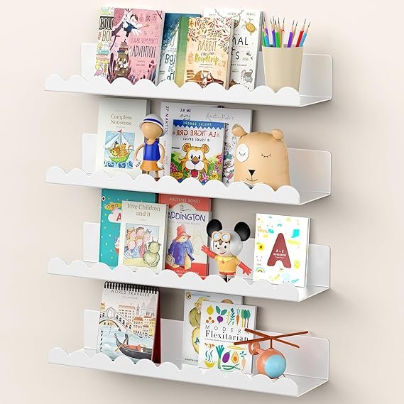 Ultimate Gattlukd Nursery Book Shelves Review (4-Piece Set)