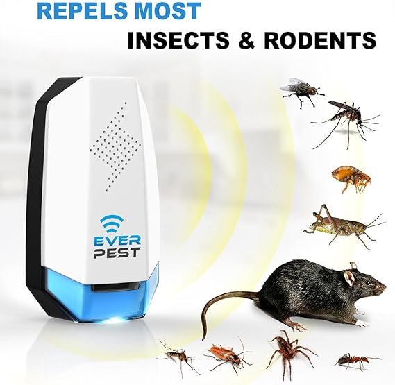 Ultimate Ultrasonic Pest Repeller Control Plug‑in 2 Pack: