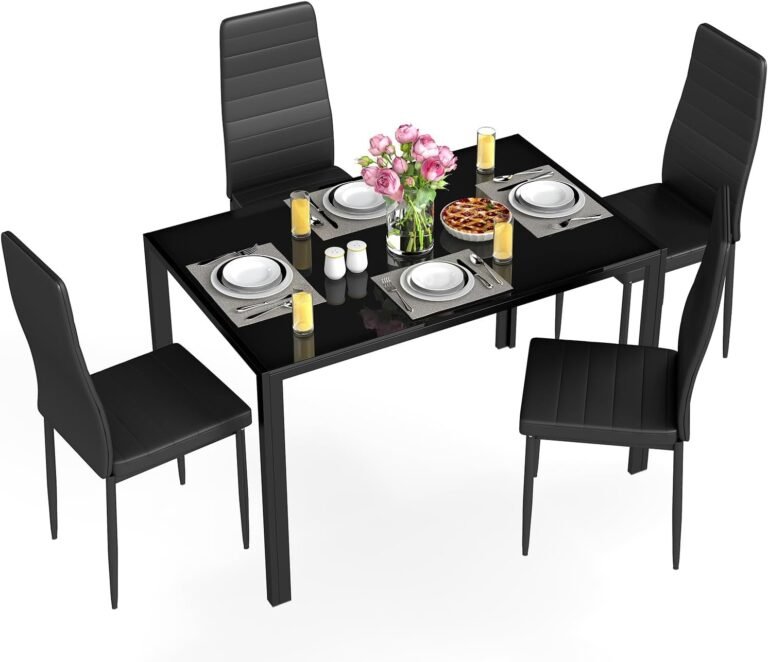 7 Essential Reasons to Choose the Dining Table Set for 4 by FDW for Small Spaces 3 7 Essential Reasons to Choose the Dining Table Set for 4 by FDW for Small Spaces