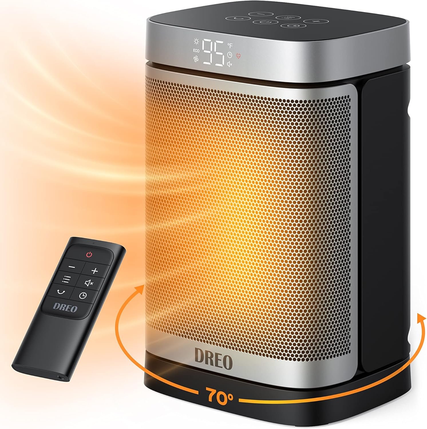 DREO 1500W Space Heater – Powerful Fast-Heating Comfort for Small Rooms